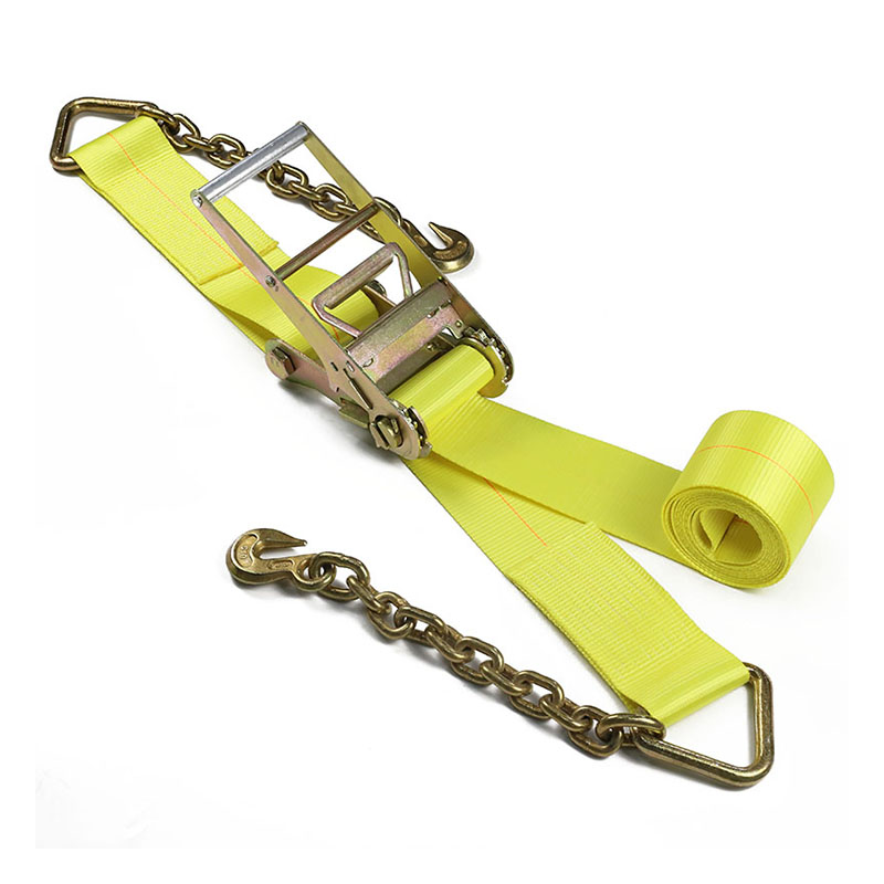 4INCH Ratchet Strap With Chain Extensions